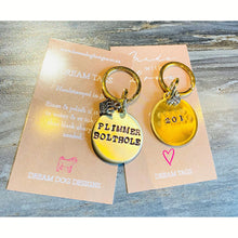 Load image into Gallery viewer, Dream Key Ring - Bespoke Handcrafted Stamped