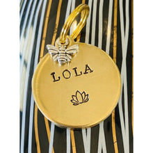 Load image into Gallery viewer, Dream Tags w/ Charm - Bespoke Handcrafted Dog Tags