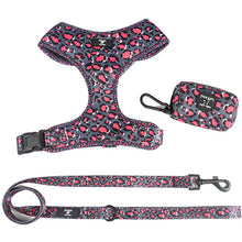 Load image into Gallery viewer, Leopardo Rosa - Chest Harness Adjustable
