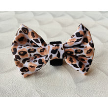 Load image into Gallery viewer, Boss + Boo - Luxe Leopard Bow Tie