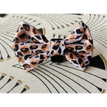 Load image into Gallery viewer, Boss + Boo - Luxe Leopard Bow Tie