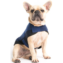 Load image into Gallery viewer, Soft Top - Navy Tartan Coat