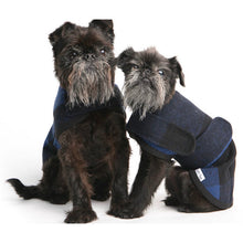 Load image into Gallery viewer, Soft Top - Navy Tartan Coat