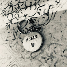 Load image into Gallery viewer, Dream Tags w/ Charm - Bespoke Handcrafted Dog Tags