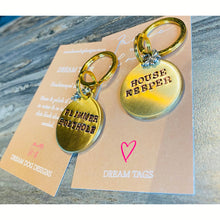 Load image into Gallery viewer, Dream Key Ring - Bespoke Handcrafted Stamped