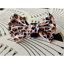 Load image into Gallery viewer, Boss + Boo - Luxe Leopard Bow Tie
