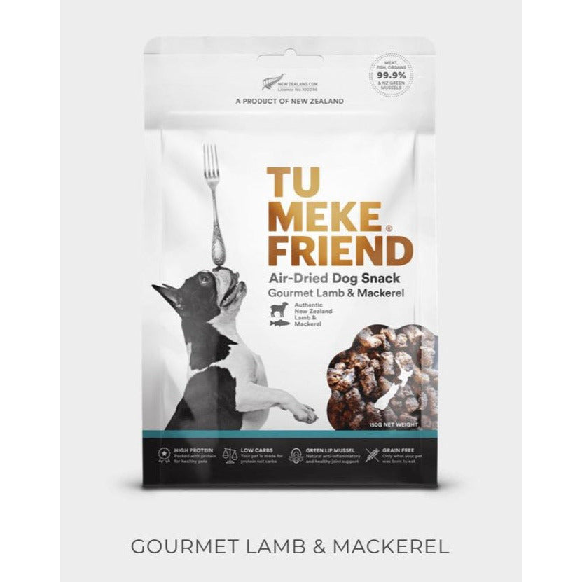 Tu Meke Friend - Gourmet Lamb & Mackerel - Air-Dried Dog Snack