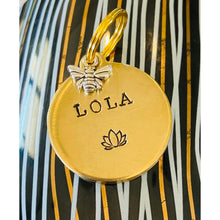 Load image into Gallery viewer, Dream Tags w/ Charm - Bespoke Handcrafted Dog Tags
