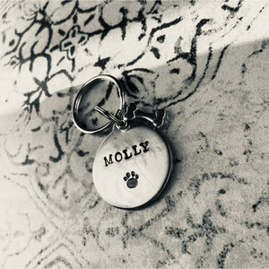 Dream Tags w/ Charm - Bespoke Handcrafted Dog Tags