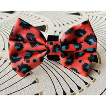 Load image into Gallery viewer, Boss + Boo Spotted Cheetah Bow Tie
